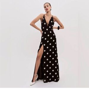 Reformation NWT Polka Dot Nari Dress